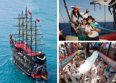 Alanya Big Kral Pirate Boat Trip