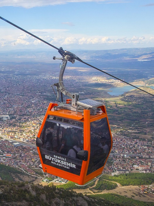11Cable Car to Denizli from Pamukkale