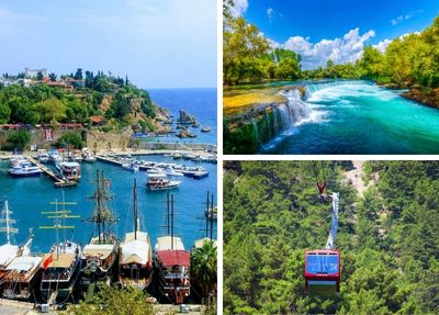 Antalya City Tour ( Waterfalls + Cable Car + Boat Trip)